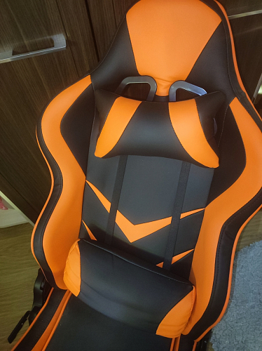 Компьютерное кресло Racer черный / красный / бежевый фото покупателя 68