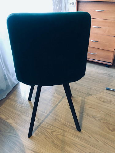 Стул на металлокаркасе Чилли бирюзовый / черный фото покупателя 753