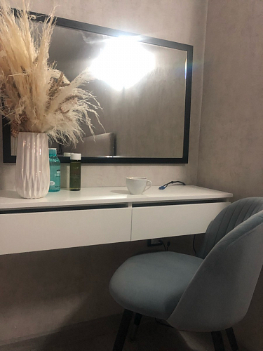 Стул на металлокаркасе Gabi green / black / silver фото покупателя 135