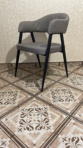 Стул на металлокаркасе Twin brown / black фото покупателя 11