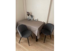 Стул на металлокаркасе Gabi 1 gray / black фото покупателя 361