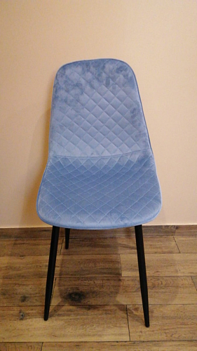 Стул на металлокаркасе Capri blue / white фото покупателя 93