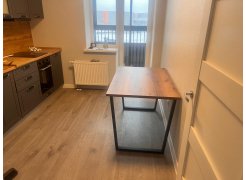 Стол Лота Лофт 140 25 мм черный матовый / бетон фото покупателя 533