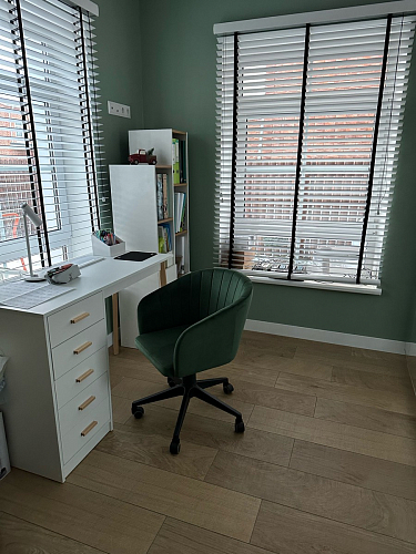 Компьютерное кресло Тибо светло-коричневый / белый фото покупателя 19