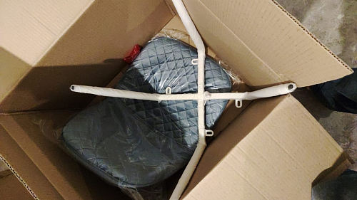 Стул на металлокаркасе Capri голубой фото покупателя 51