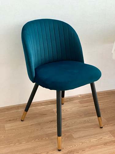 Стул на металлокаркасе Gabi 1 dark gray / black фото покупателя 335