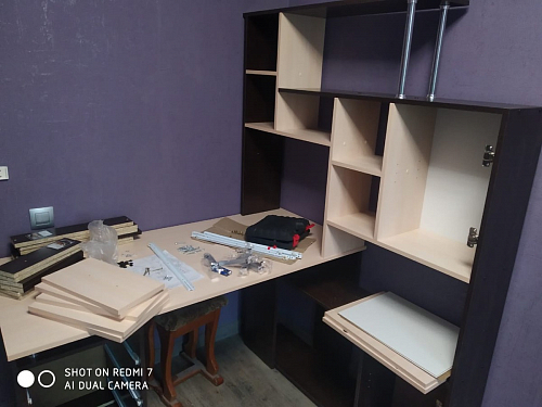 Компьютерный стол КС15 венге / дуб молочный левый фото покупателя 30