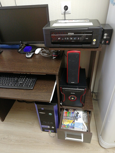 Компьютерный стол Джаз-24 левый венге фото покупателя 58