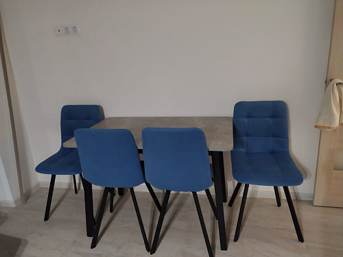 Комплект стульев Чилли 4 шт темно-серый / черный фото покупателя 231