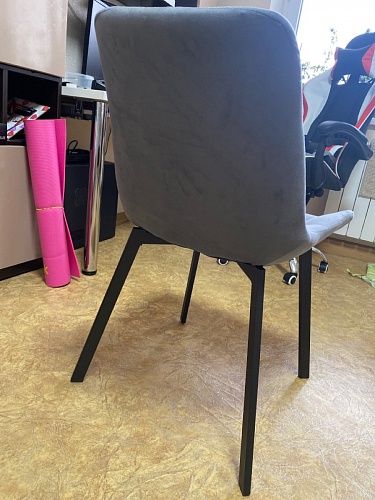 Стул на металлокаркасе Челси бежевый / белый каркас фото покупателя 195