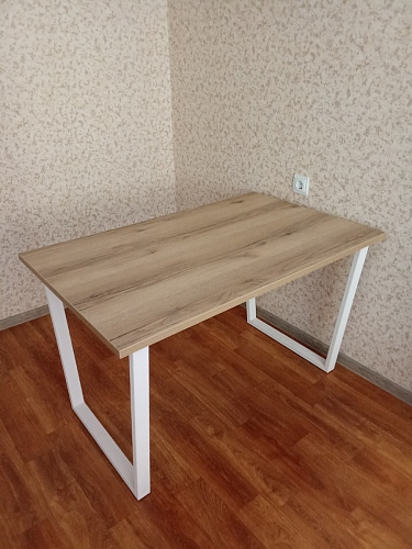 Деревянный стол Лота Лофт 140х80 черный матовый / бетон светлый фото покупателя 672