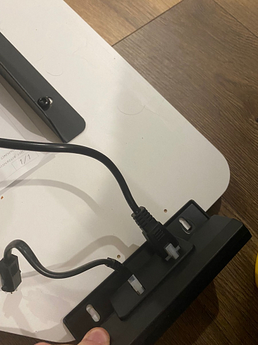 Компьютерный стол Маркос 140х80 тауп / черный фото покупателя 6