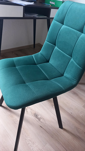 Стул на металлокаркасе Чилли бежевый / белый каркас фото покупателя 747