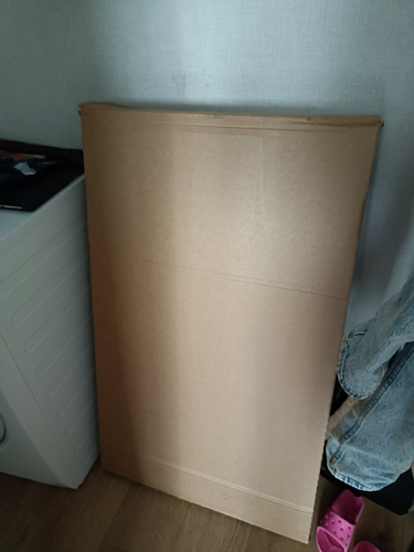 Письменный стол Комфорт 12.71 дуб золотой craft / белая аляска  - Уцененный экземпляр фото покупателя 18