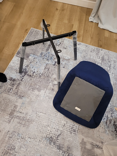 Комплект стульев Форт 4 шт кирпичный / чёрный фото покупателя 92