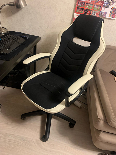 Компьютерное кресло Gamer черное / серое фото покупателя 169