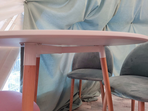 Стол Lorini 80 white / wood фото покупателя 9