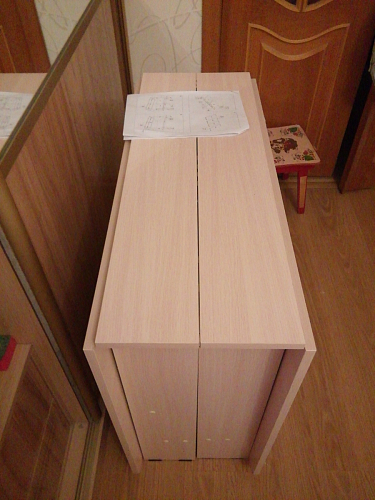 Стол обеденный раздвижной СтК7 венге фото покупателя 17