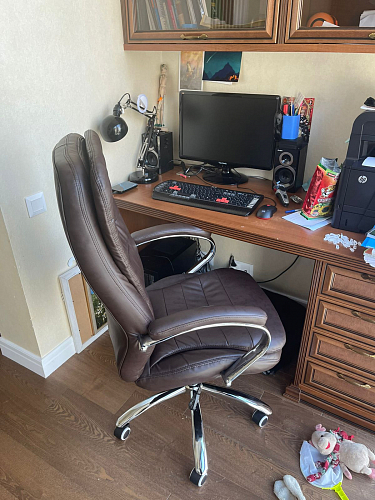 Компьютерное кресло Tomar коричневое фото покупателя 105