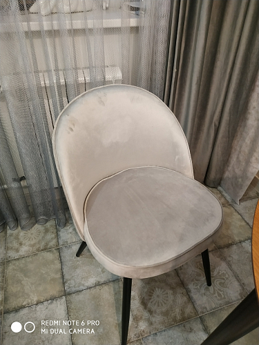 Стул на металлокаркасе Dodo blue фото покупателя 128