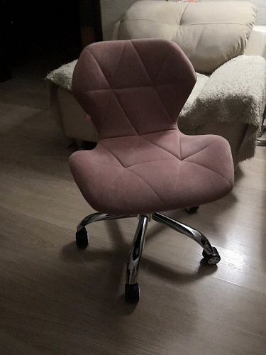 Компьютерное кресло Selfi Metalbl/Селфи Металбл серый велюр фото покупателя 8