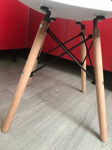 Стул Cindy Eames mod. 001 khaki / natural фото покупателя 390