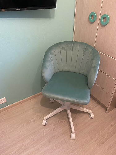 Компьютерное кресло Пард экокожа белый фото покупателя 203