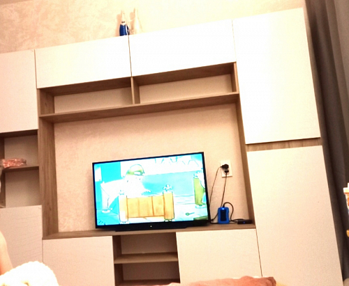 Модульная гостиная Алетра дуб крафт серый / глянец белый комплектация 2 фото покупателя 4