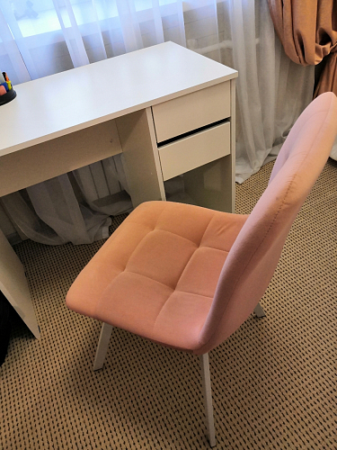 Стул Bruk light pink фото покупателя 24