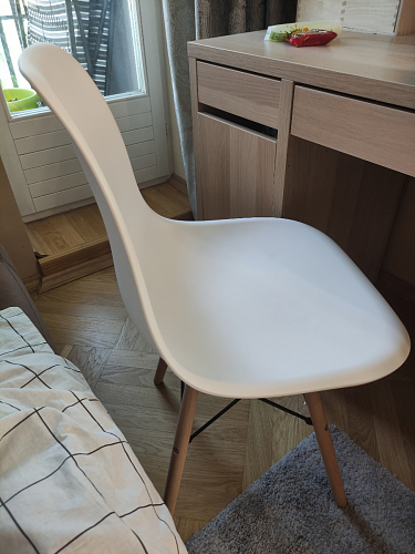 Стул Cindy Eames mod. 001 khaki / natural фото покупателя 372