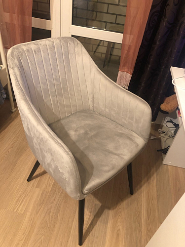 Стул на металлокаркасе Slam тёмно-серый фото покупателя 54