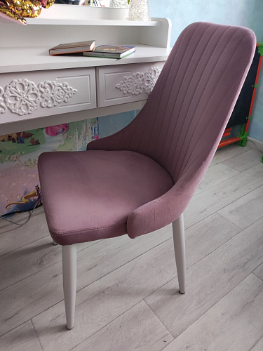 Стул на металлокаркасе Kora black / gray фото покупателя 462