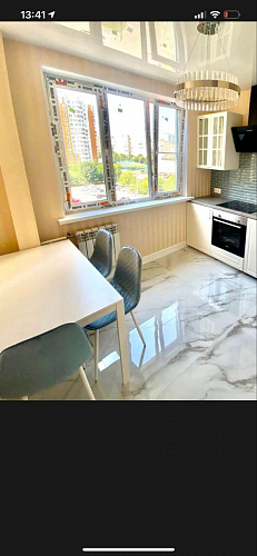 Стул на металлокаркасе Capri blue / white фото покупателя 66