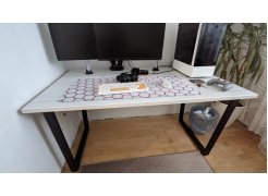 Стол Лота Лофт 140 25 мм черный матовый / бетон фото покупателя 209