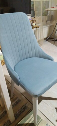 Стул на металлокаркасе Kora dark gray / black фото покупателя 94