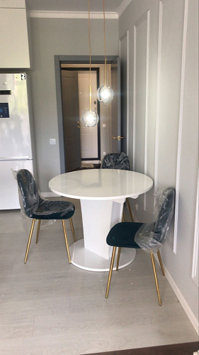 Стул на металлокаркасе Dabl 01 champagne / gold фото покупателя 20