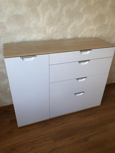 Комод Кастор белый / мокко фото покупателя 3