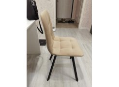 Стул на металлокаркасе Чилли светло-серый / черный фото покупателя 277