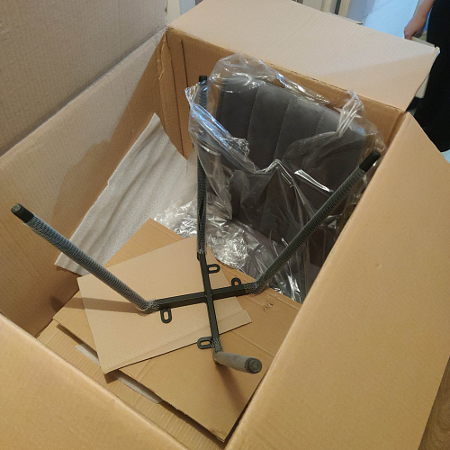 Стул на металлокаркасе Биджей velutto 52 / черный фото покупателя 1