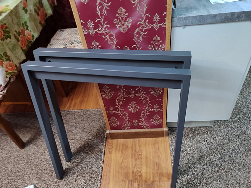 Стол Центавр дуб галифакс / черный матовый фото покупателя 57