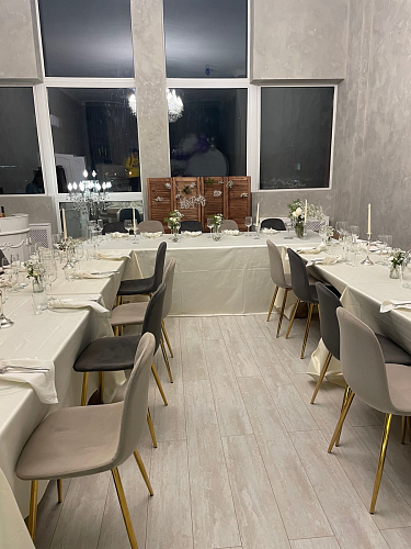 Стул на металлокаркасе Dabl wine red фото покупателя 17