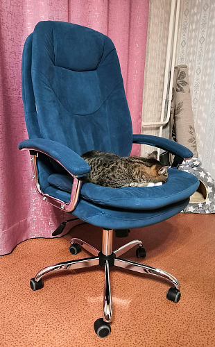 Компьютерное кресло Softy Lux розовое фото покупателя 9