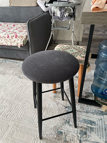 Полубарный стул Гангток катания дасти блю / черный матовый фото покупателя 6