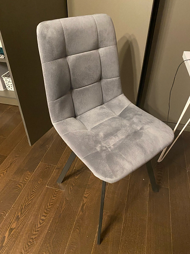 Стул на металлокаркасе Чилли бежевый / белый каркас фото покупателя 837