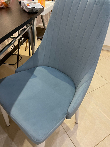 Стул на металлокаркасе Kora white / gray фото покупателя 49