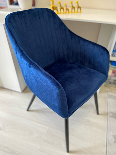 Стул на металлокаркасе Slam синий фото покупателя 114