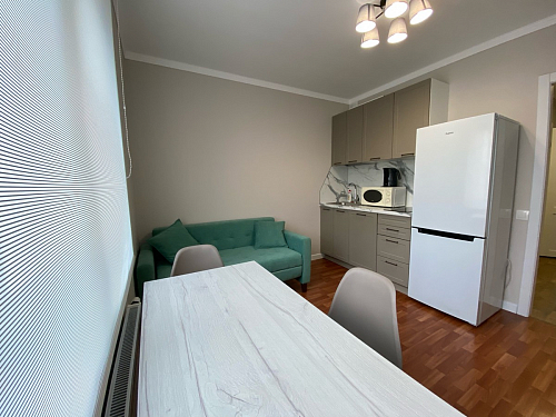 Деревянный стол Барон О 200 х 90 белая пленка шагрень / черный фото покупателя 34