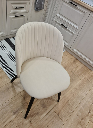 Стул на металлокаркасе Gabi latte / gold / black фото покупателя 872