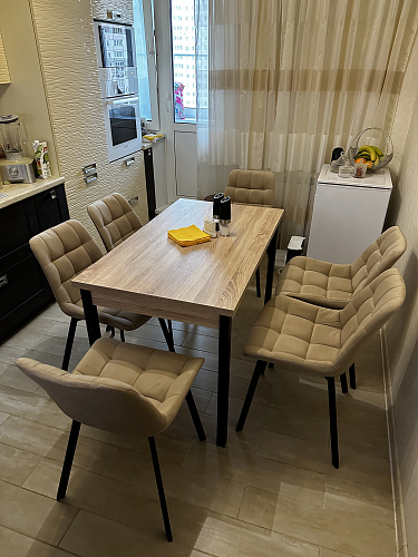 Стол Оригон навара / черный матовый фото покупателя 51