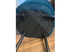 Стул на металлокаркасе Gabi blue / black фото покупателя 639